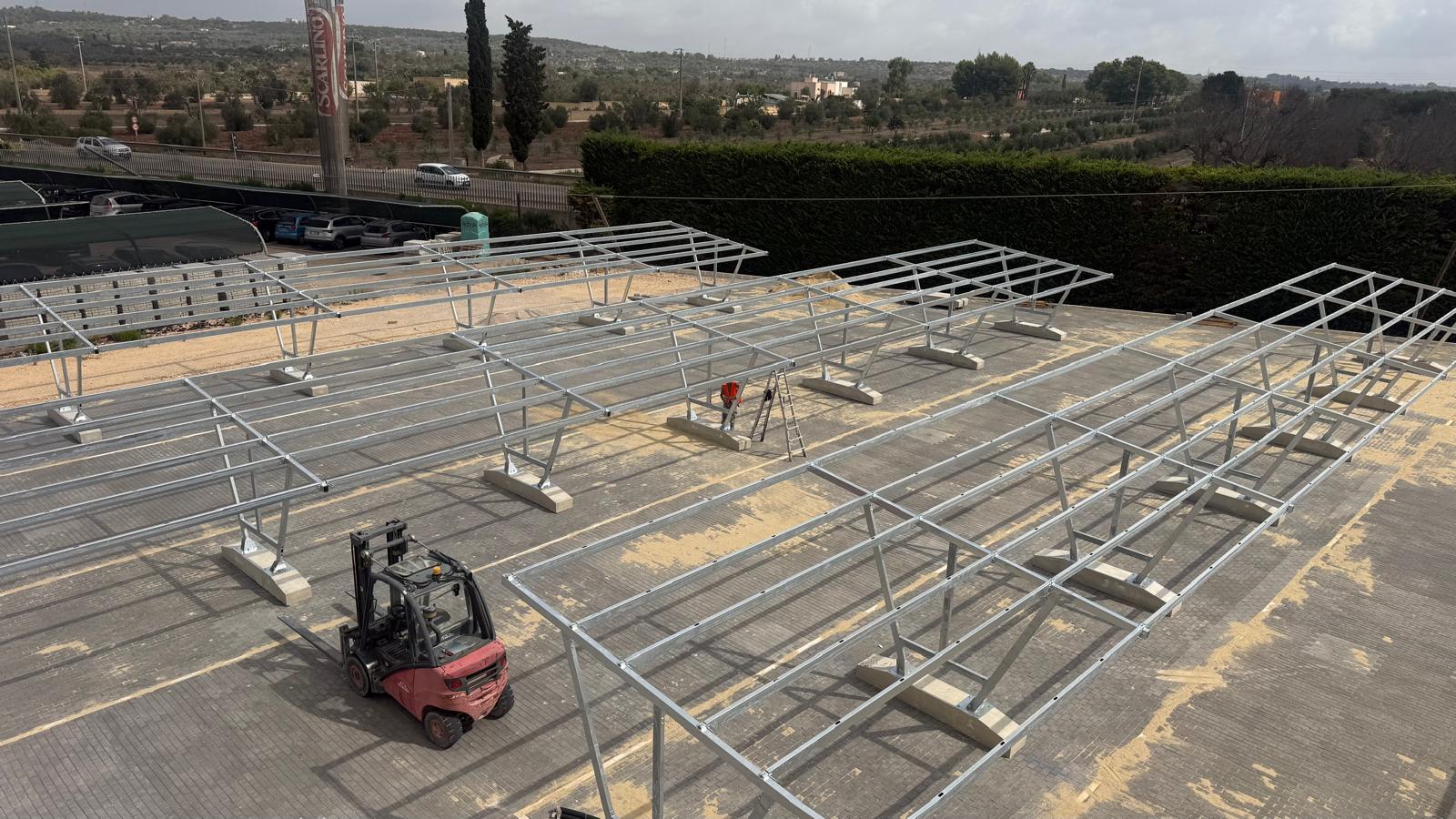 Msolar Easy Fast canopy site in Lecce, photo 5