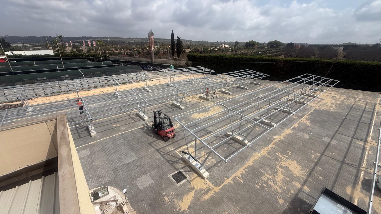 Msolar Easy Fast canopy site in Lecce, photo 2